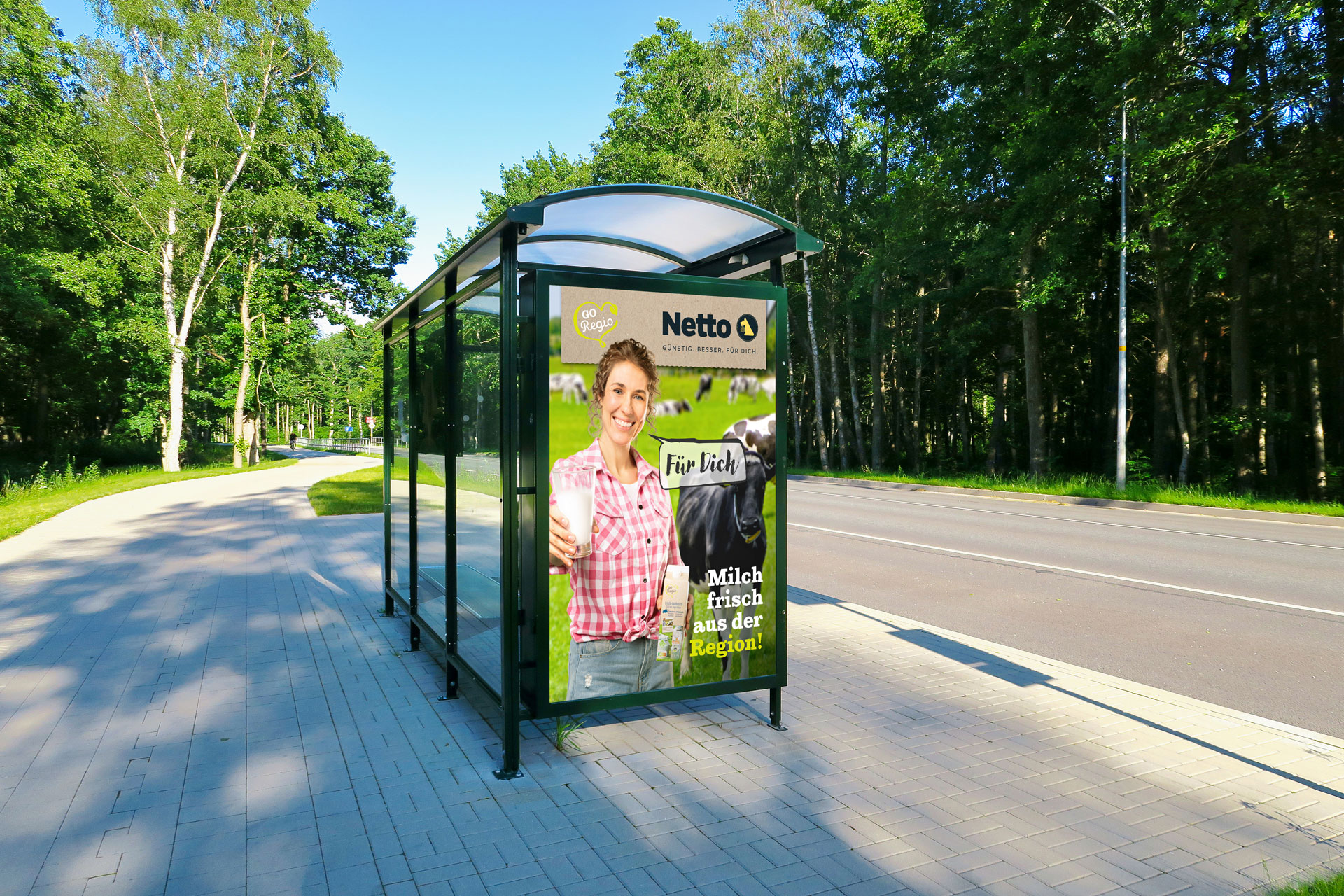 Netto Out of Home Plakatwerbung Laudert