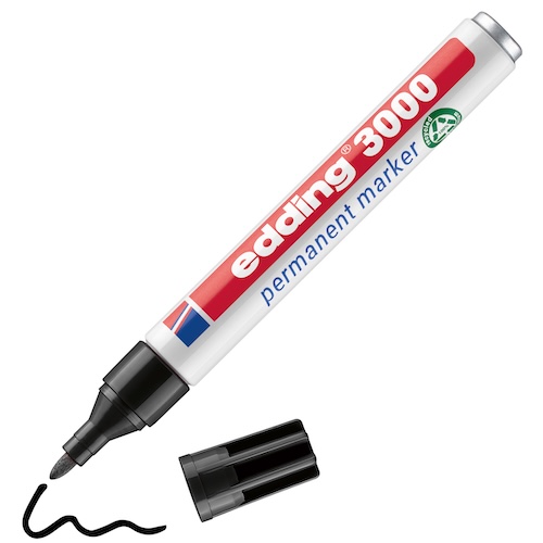 edding permanent marker schwarz